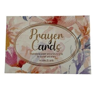 New PRAYER CARDS includes 20 unique inspirational Bible scripture cards